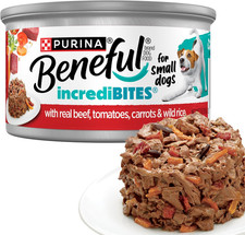 Small Breed Wet Dog Food Gravy Beef 3oz Cans 12 Pack Soft Meal Nutrition 6.91 per gallon