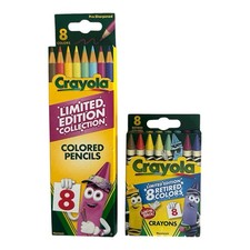 Crayola Limited Edition 8 Retired Colors 8 Pack Crayons 8 Pack Colored Pencils
