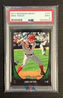 MIKE TROUT 2011 BOWMAN DRAFT BASEBALL #101 ROOKIE CARD RC PSA 9 LA ANGELS
