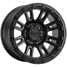 Raceline 956b Compass 17x8.5 5x5 0mm Satin Black Wheel Rim 17 Inch