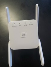 Wi-Fi Range Extender/Repeater - 1200Mbps 2.4  5GHz Bands, Covers Up To 7000 Sqf