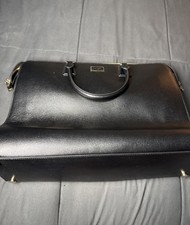 Authentic Kate Spade New York Serena Saffiano Leather Laptop Bag in Black 398