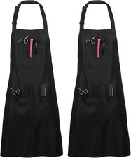 Friseursch&uuml;rze, Arbeitssch&uuml;rze f&uuml;r Haarf&auml;rbemittel, mit 5 Taschen