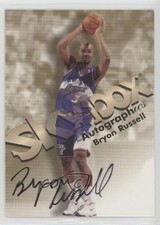 1998-99 Skybox Premium Autographics Bryon Russell Auto 9c6
