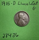 1915 D Lincoln Wheat Cent / Penny 1c Good