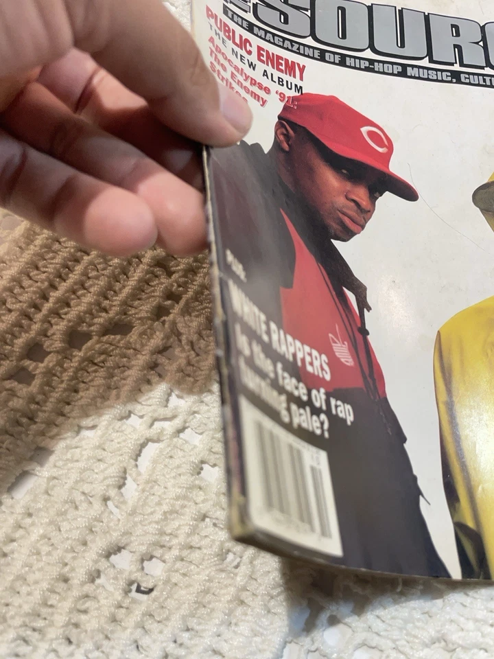 The Source Magazine October 1991 Public Enemy Marley Marl KRS-One Hip-Hop OOP - Image 2 of 4