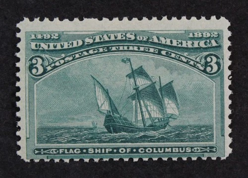 CKStamps: US Stamps Collection Scott#232 3c Columbian Mint NH OG