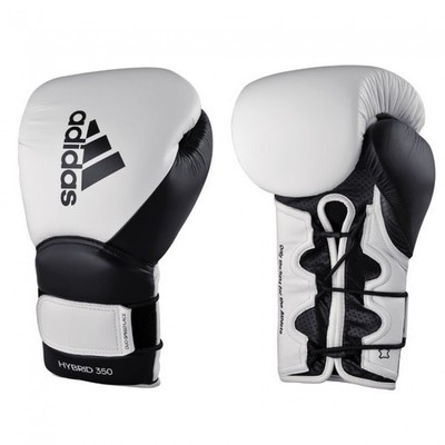 adidas Hybrid 350 Elite Boxhandschuhe white/black - Boxen - glove