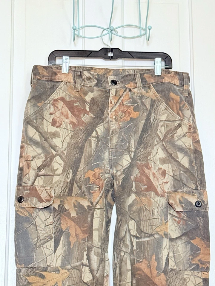 Realtree Hardwoods Mens Camoflauge Hunting Pants By Liberty Size Large - Image 3 of 4