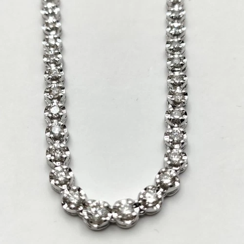 Jewelry Necklace Natural Diamond 3ct Platinum 5522757 - product listing photo