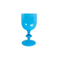 Portieux Vallerysthal Blue Opaline Goblets 12 
