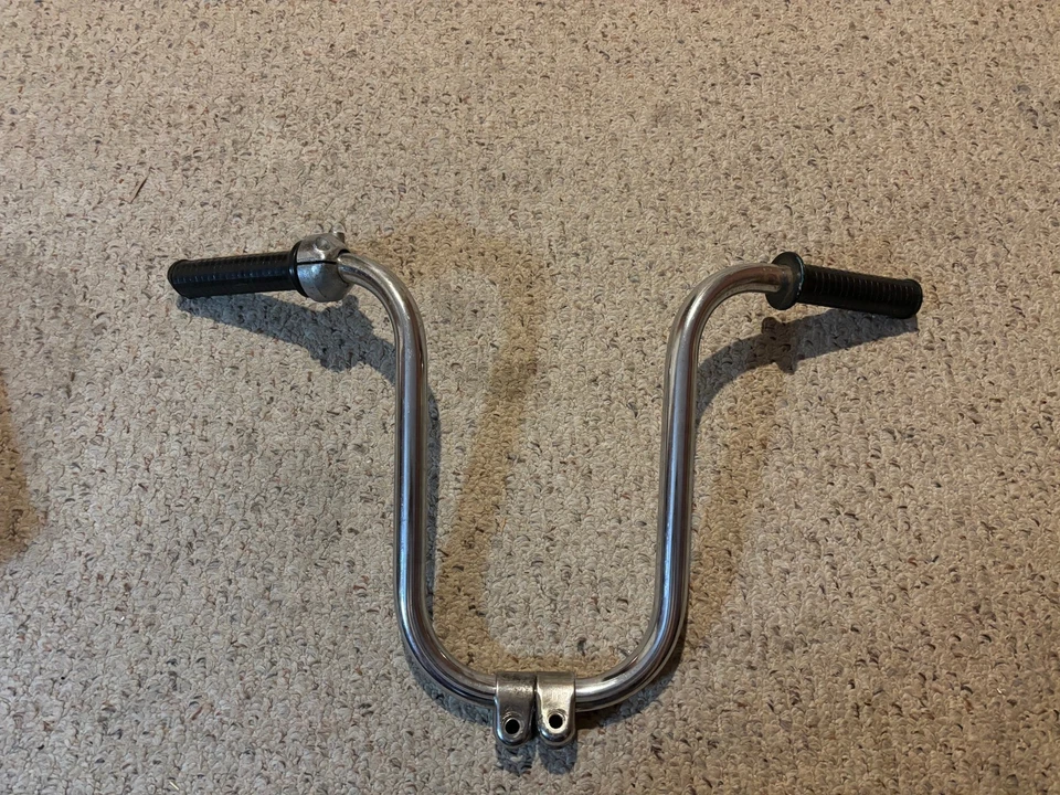 Manillar de minibicicleta Ruttman vintage principios de los años 70 con acelerador y empuñaduras Foto 2 de 4