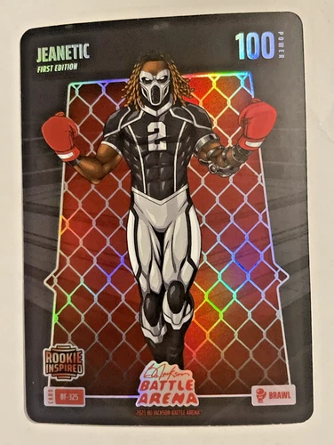 Ashton Jeanty 2026 Bo Jackson Battle Arena Jeanetic Battlefoil Brawl RC!