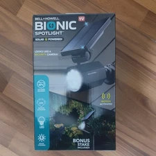 Bell+Howell Bionic Spotlight Solar Powered Outdoor Lighting - Black