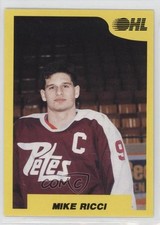 1989-90 7th Inning Sketch Peterborough Petes Mike Ricci #183 3c7
