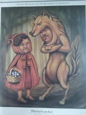 Al Sharpton Rolling Stone Magazine Print Art Original Vintage 1988 Wolf Red Ridi