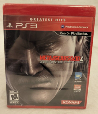 Metal Gear Solid 4 (Sony PlayStation 3 PS3) Konami New Sealed