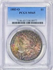 1883-O Silver Morgan Dollar PCGS MS65 (Toned)  #7146.65/33818977