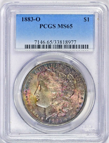 1883-O Silver Morgan Dollar PCGS MS65 (Toned)  #7146.65/33818977