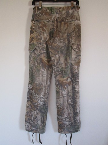 Cabela's Youth Cotton Blend Real Tree Camouflage Cargo Pants Size 14 - Picture 5 of 18