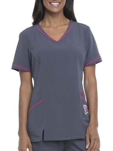 Strategic Distribution Scrub Top Women's Signature Collection Embroidery XS - Picture 2 of 5