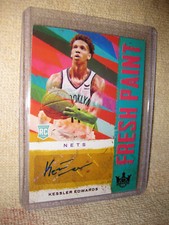2021-22 Panini Court Kings Fresh Paint Ruby /99 Kessler Edwards Rookie Auto RC