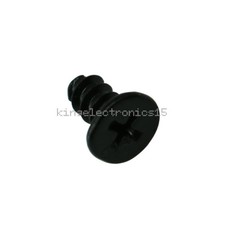 50/100/1000PCS M2 x 4mm Laptop Phillips Flat Head Screw Black Zinc Plated K9