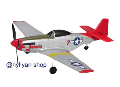 2.4G 6-Axis Gyro Aerobatic Glider 4CH P5D Red RC Airplane 450mm Fixed Wingspan