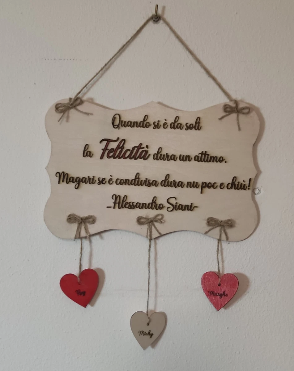 Targhe e cartelli in legno per la decorazione della casa, tema natale | Acquisti Online su