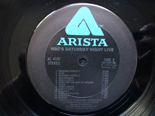 Belushi / Akroyd / Murray NBC'S SATURDAY NIGHT LIVE 1977 Arista Comedy VG/VG+ - Picture 3 of 5