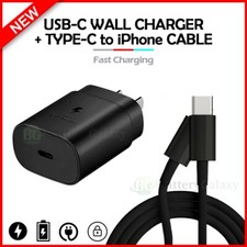 30W Type USB-C Super Fast Wall Charger Cable for iPhone 7/7 Plus/8/8 Plus/SE