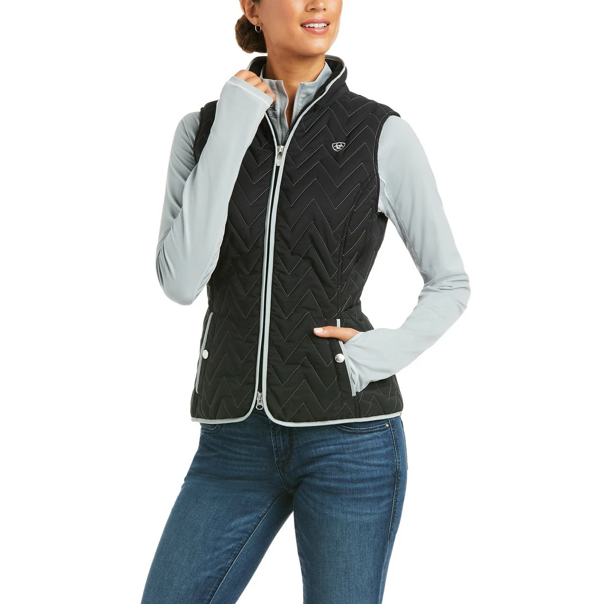 Ariat ashley vest best sale black
