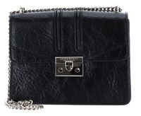 Seidenfelt Manufaktur Roros Abendtasche Tasche Glossy Black Schwarz Neu