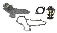 New WATER PUMP With Thermostat & Gasket 160°F FITS Kubota D1503 