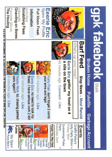 GARBAGE PAIL KIDS 2011 FLASHBACK SERIES 2 PICK-A-CARD YELLOW BASE STICKERS TOPPS - Picture 77 of 321