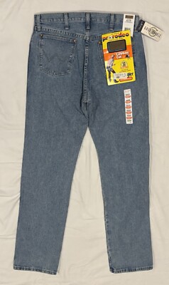 wrangler Cowboy Pro rodeo jeans  13MWZ. 32 X 36 Acid Washed 