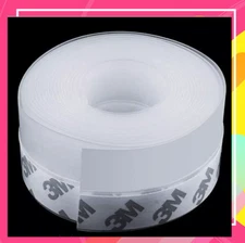 3M Door Seal Strip Weather Stripping Self Adhesive Bottom Sweep Stopper Silicone