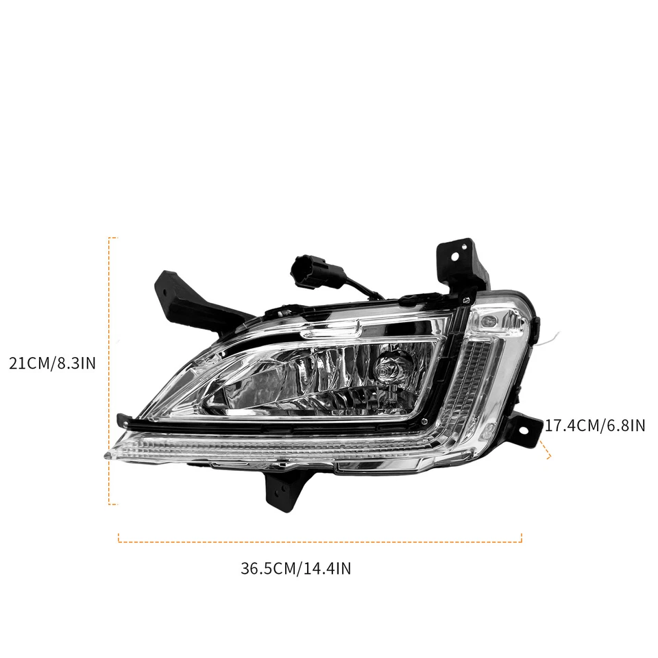 Luces antiniebla LED para Hyundai Tucson 2019-2021 luces de parachoques delanteras con DRL Foto 2 de 4