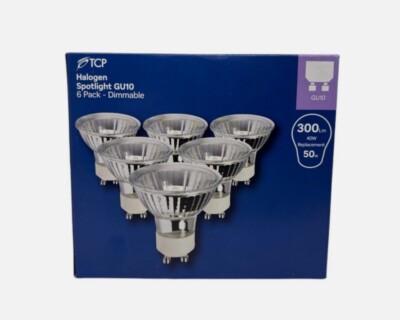 6 x Halogen GU10 Strahler Leuchtmittel 40W - 50W Leuchtmittel warmweiß 300Lm dimmbar
