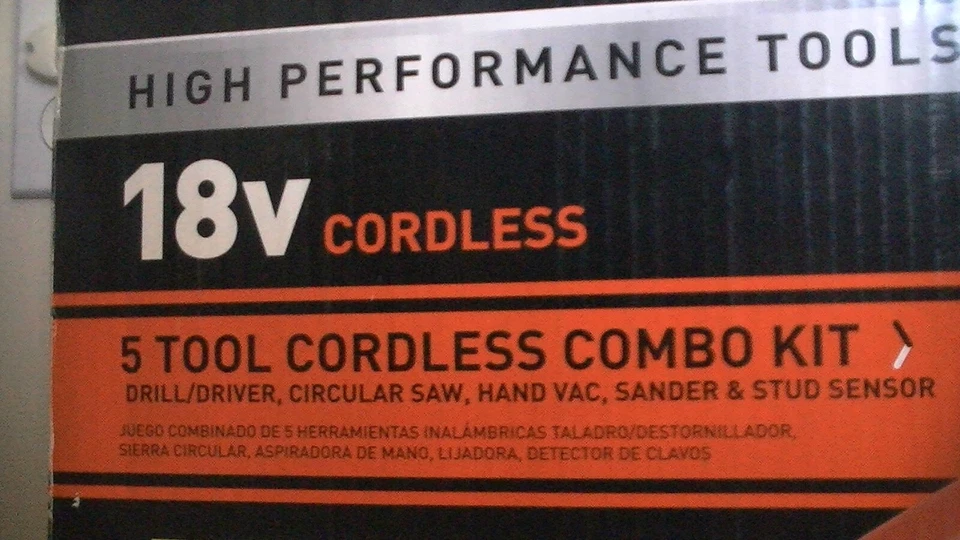 Black&Decker 18 Volt 5 Tool Combo Set - Image 3 of 4