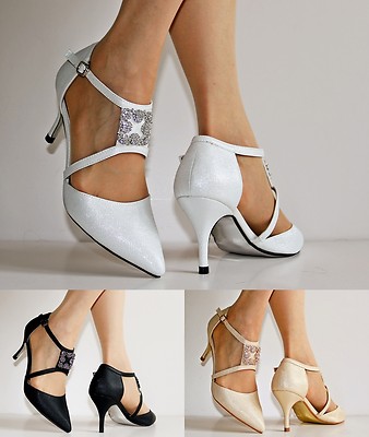 ladies evening shoes mid heel