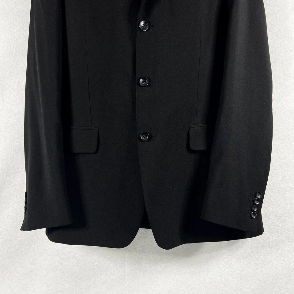 Versus Versace Jacket Mens 40R Black Blazer Sport Coat Wool Blend - Image 3 of 4