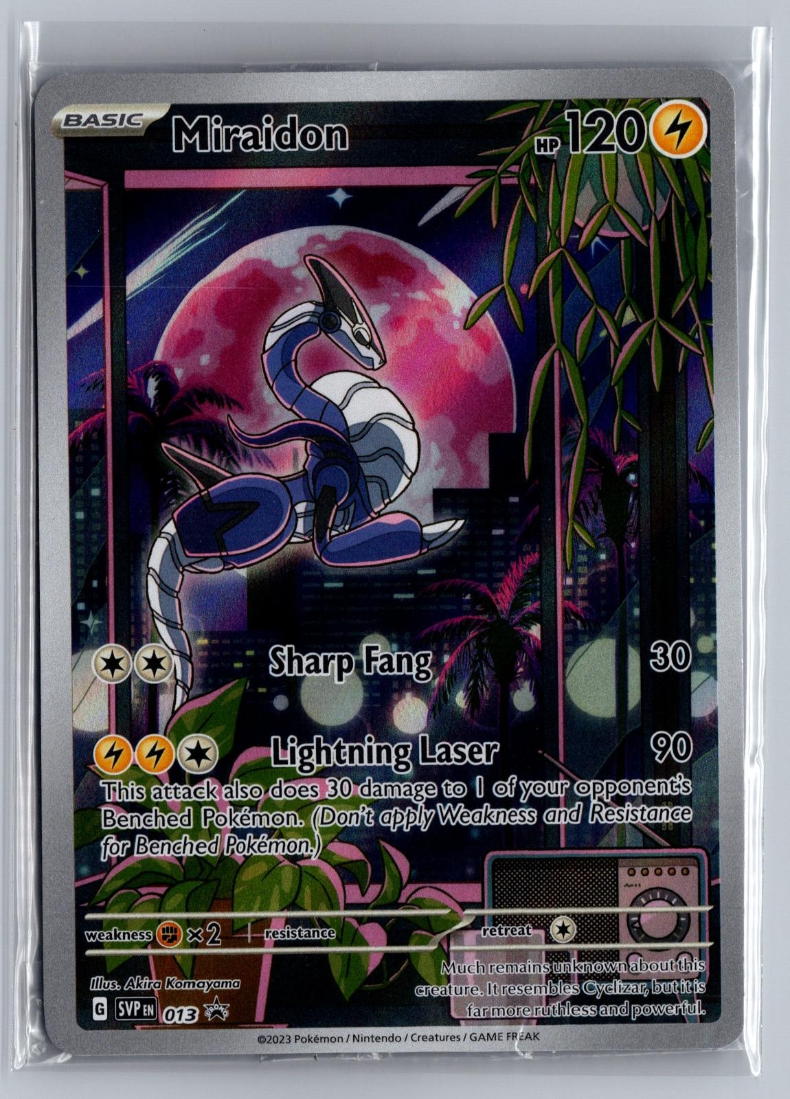 Miraidon 013 Holo Promo Scarlet & Violet Promo Pokemon Holo Near Mint