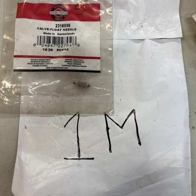 #ad Genuine Briggs and Stratton 231855S Float Needle Valve $11.91