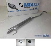 Imasaf Auspuff Msd, Mitteltopf FüR Opel Corsa C 1.0 43/44KW