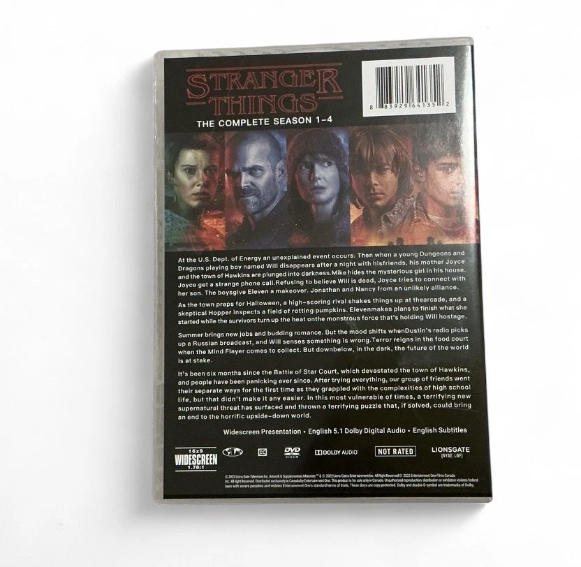 Stranger Things Complete Series Seasons 1-4 Dvd Dm Before Buying - Image 2 of 2