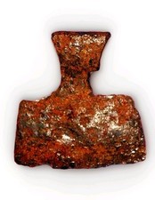 Aus Sammlernachlass-Uralte Bartaxt/Mittelalter  Blatt 14.5 cm/ 566 gr