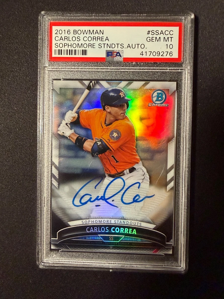 Carlos Correa Autographed Baseball Trading Cards for sale | eBay