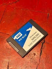 WD Blue 1TB 3D NAND SATA SSD WDS100T2B0A Tested 100% Health VERY LOW HOURS
