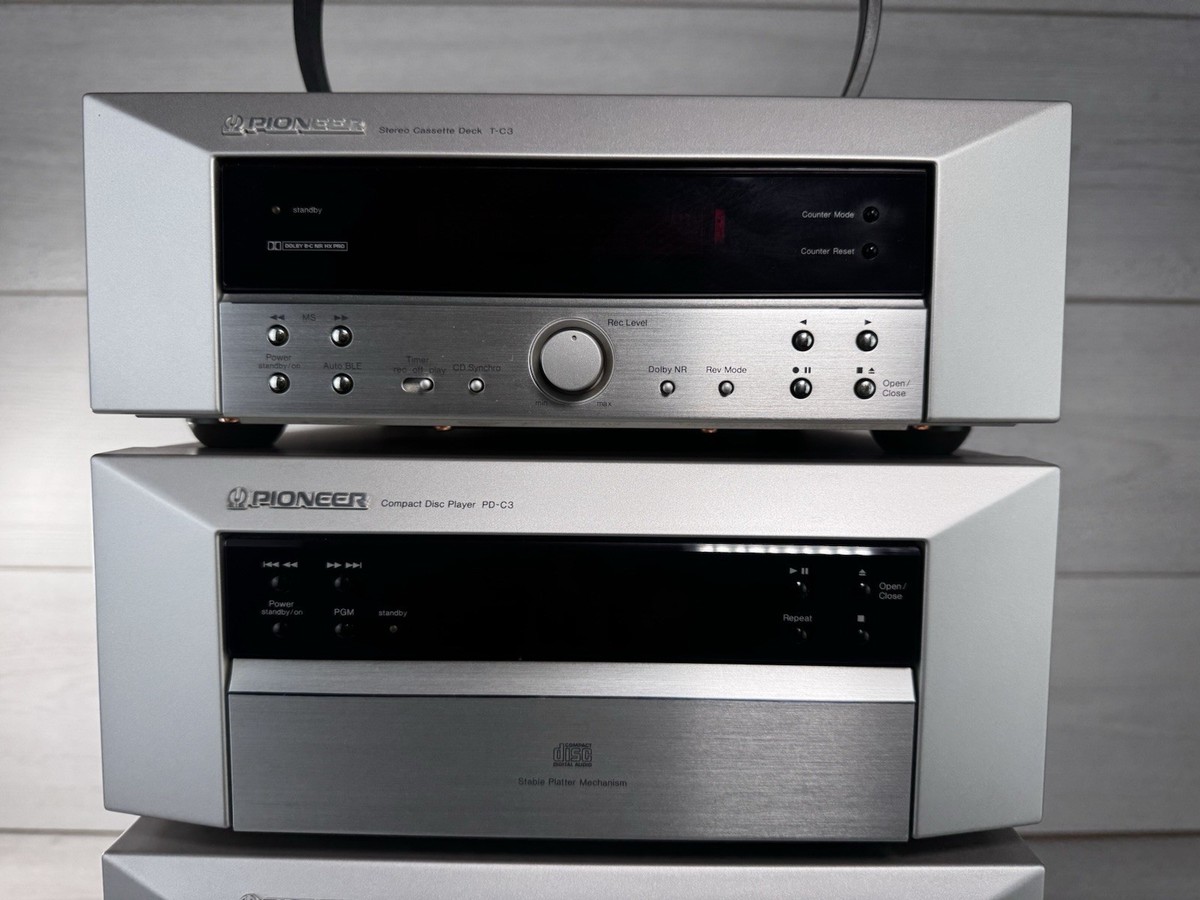動作確認済】Pioneer A-C3, PD-C3 シルバー コンポ PIONEER PD-C3 T-C3 A-